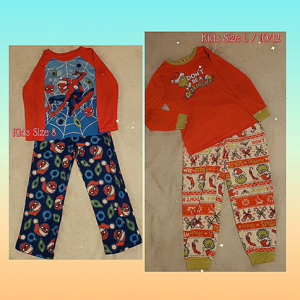 5x (2xChristmas) Boys PJ's
